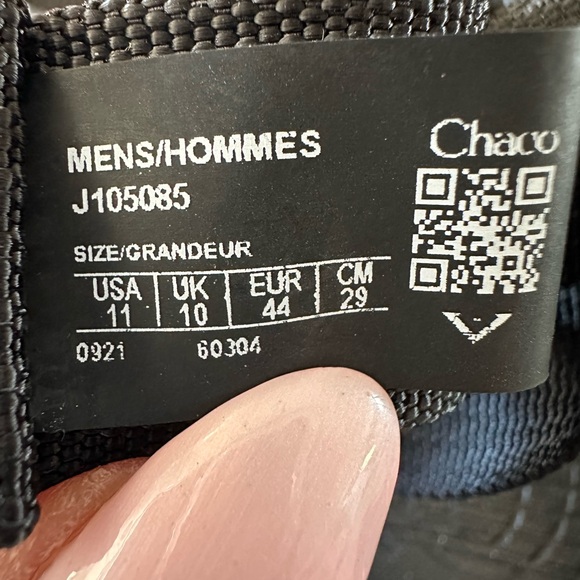 Chaco Men ZVolv Sandal Black size 11 J105085 - Picture 4 of 8